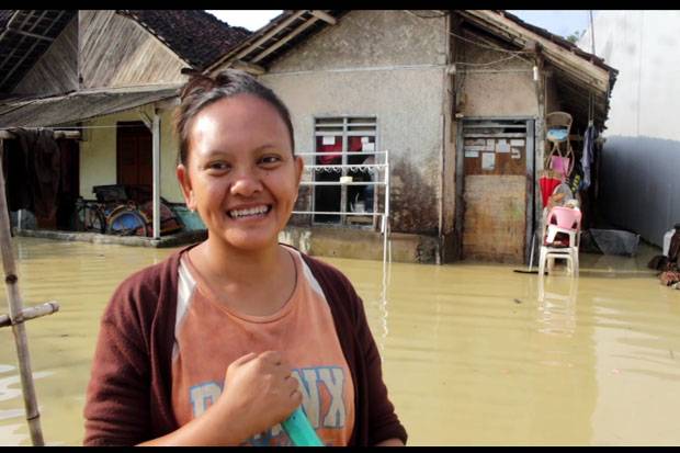 6 Jam Diguyur Hujan, Ratusan Rumah di Kecamatan Waled Cirebon Terendam Banjir